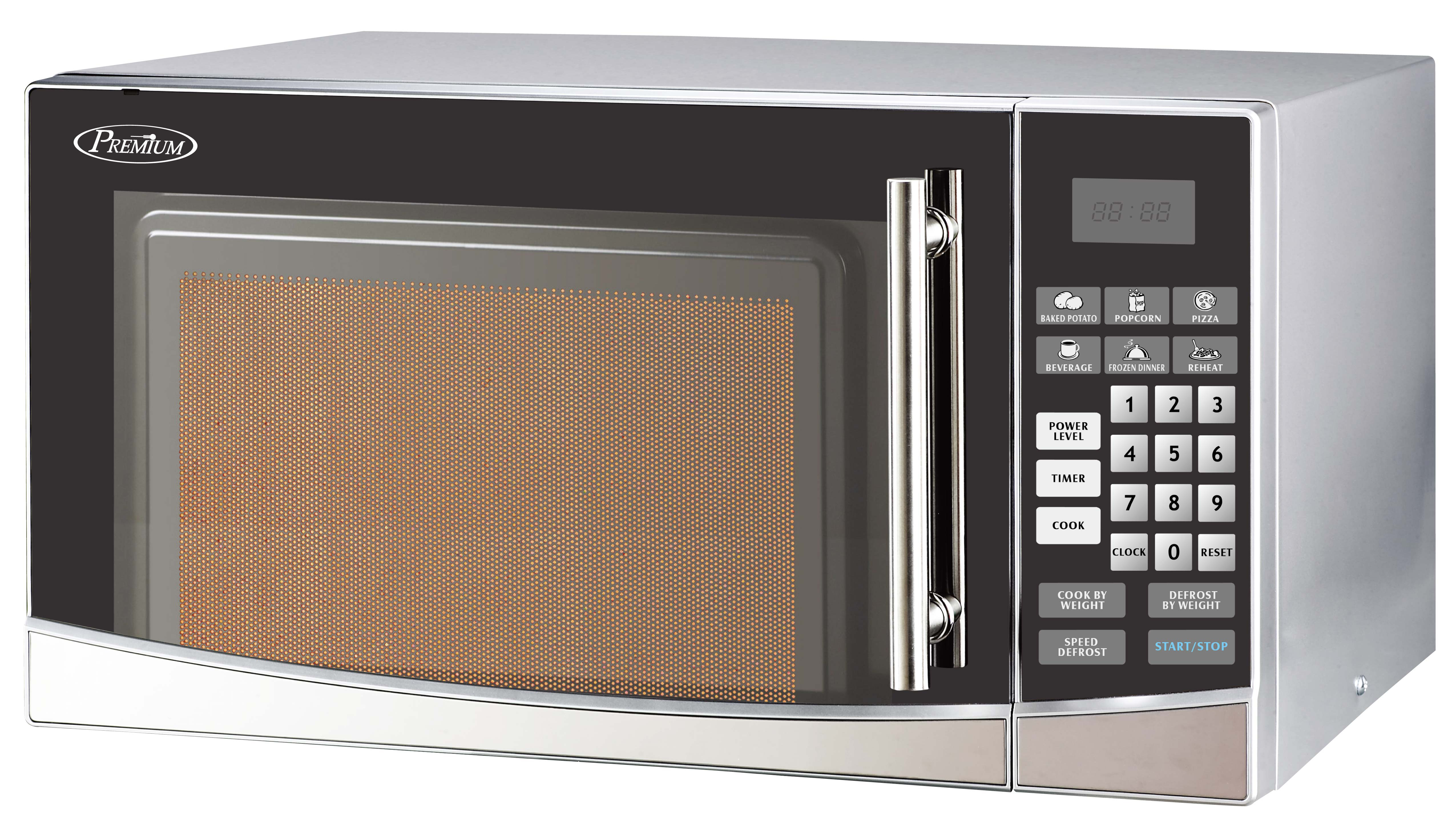 Premium Appliances - 1.0 ft³ S.S. Microwave Oven