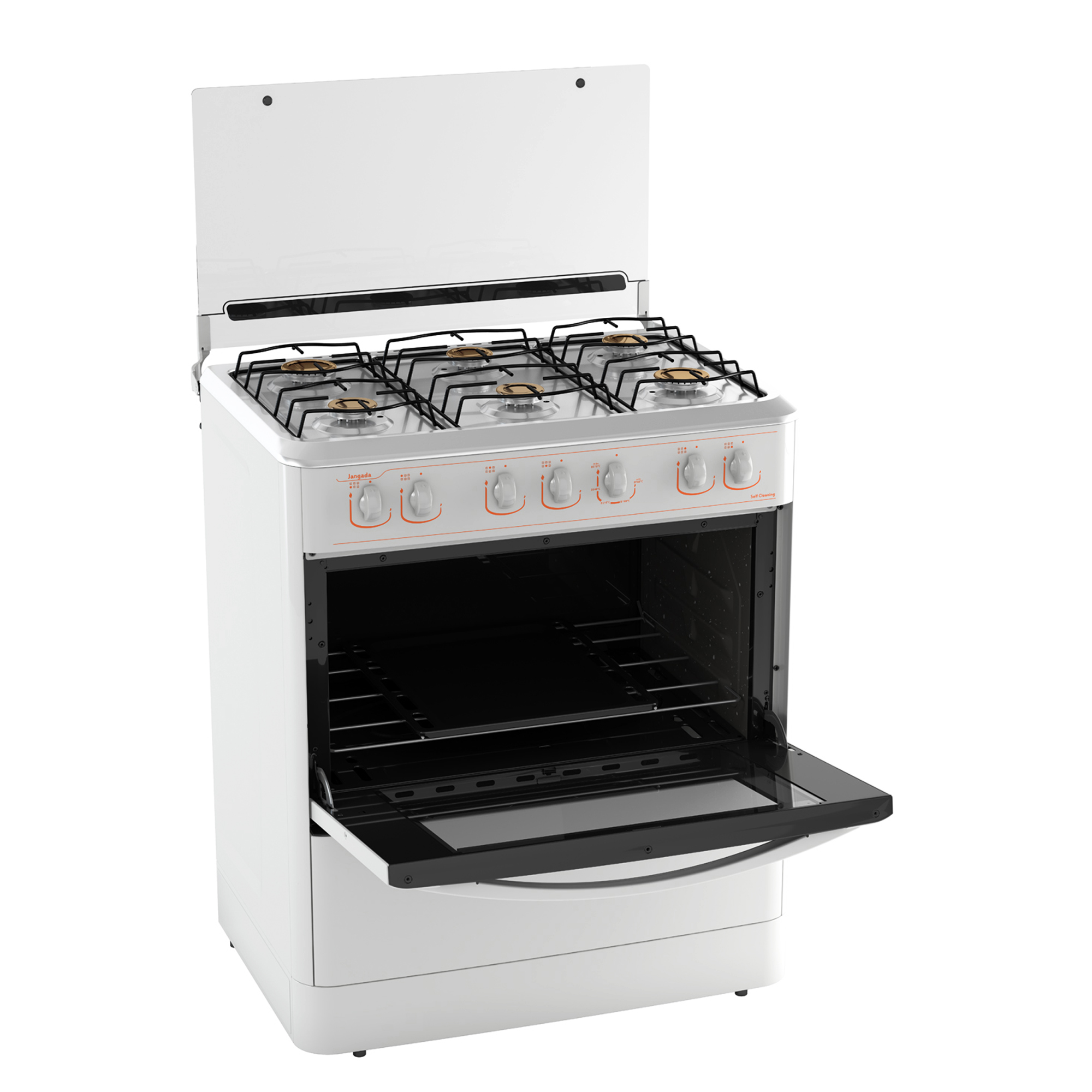 Premium Appliances 6 Burners Gas Stove 30 Inches